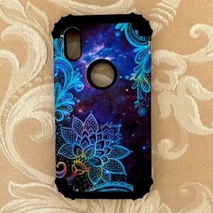 IPhone X/Xs Phone Case Casetego Compatible Blue Mandala BRAND NEW!